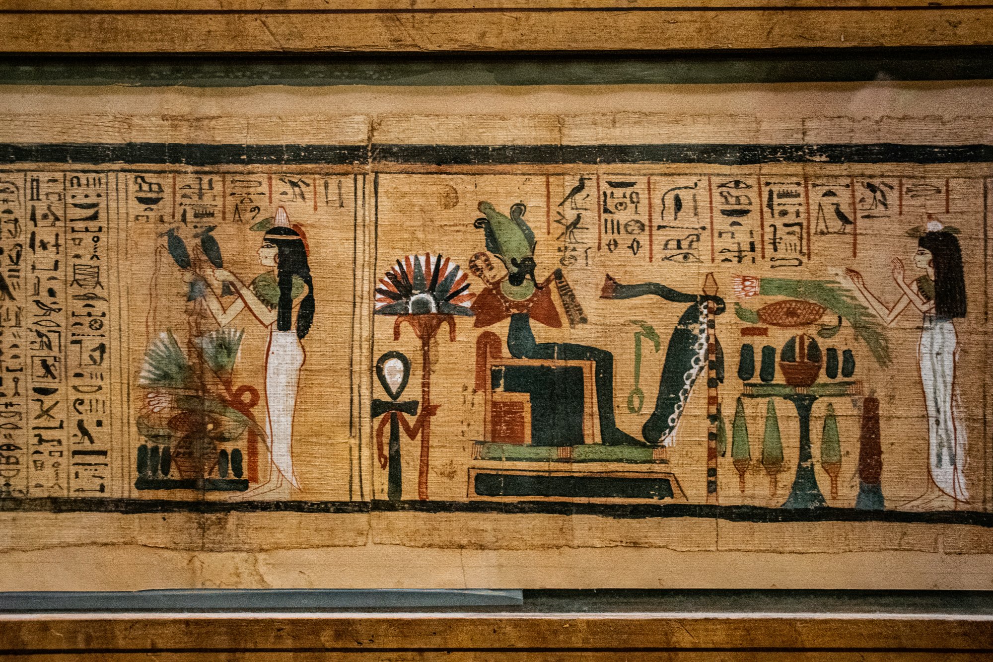 Ancient Egyptian papyrus with hieroglyphs – where dreams were divine messages from the gods