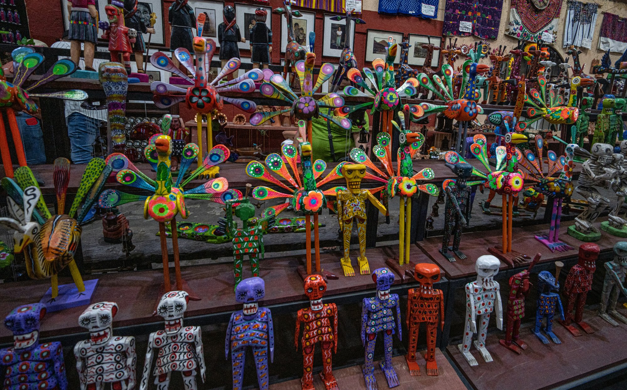 Colorful Guatemalan folk art figures – the vibrant dream world of living Maya tradition